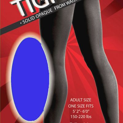 Blue Tights Standard Size pantyhose stockings adult women girl costume accessory