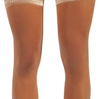 sofsy Sheer Backseam Thigh-High Stockings/Pantyhose w/Hold-Up Silicone | 20 Den