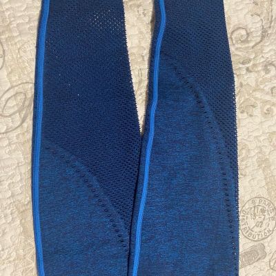 NWT Victoria’s Secret PINK Seamless Workout Legging Bright Blue Size M Gym