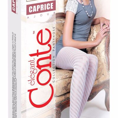 CONTE Ajour Fancy TIGHTS Caprice | Fashion Fantasy Lace Pantyhose