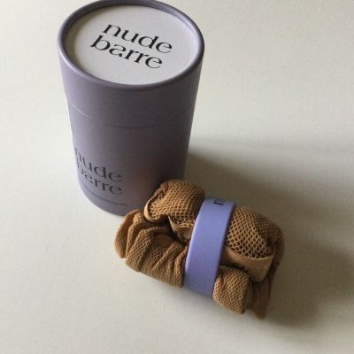 NUDE BARRE FISHNET TIGHTS BROWN SUGAR NUDE 12 PM SIZE L/XL NWT