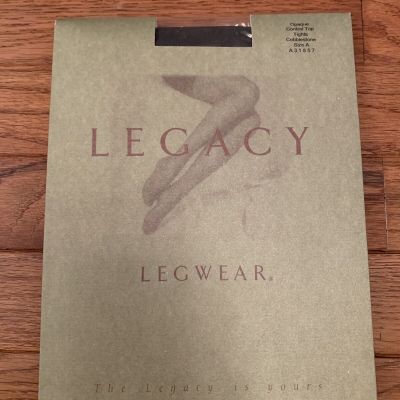 NIP QVC Legacy Control Top Legwear Opaque Tights Cobblestone Size A A31857