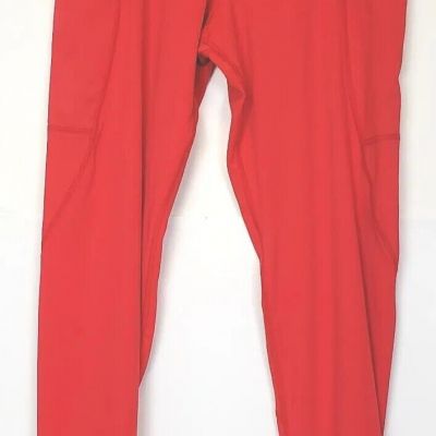 TOTALELITEATHLETICS Womens Legging Small Bright Red Workout  WILLITANDITWILL New