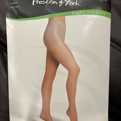 Preston & York Women’s Black Pantyhose Size Small