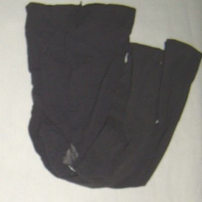 Womens Vintage Rare Leggs Reliance Pantyhose Off-Black Soft Sz A HTF