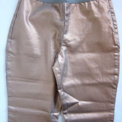 NWT Victoria's Secret Shiny Siren? Gold / Bronze Foil Pants SZ 6