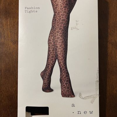 A New Day Womens Sheer Leopard Print Tights