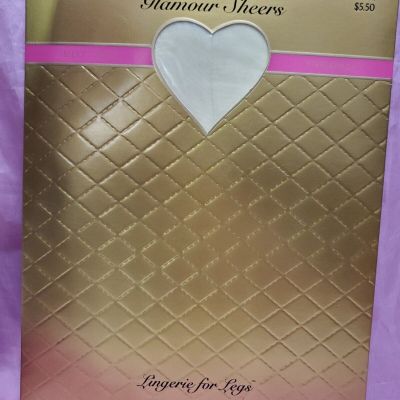 Victoria's Secret Lingerie For Legs Thigh High Stockings Sz S Lace Top Cream Vtg