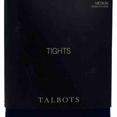 Talbots Women Size Medium Navy Blue Tights NWT
