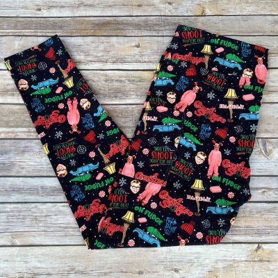 A Christmas Story Holiday Women's Leggings TC Plus Size 12-20