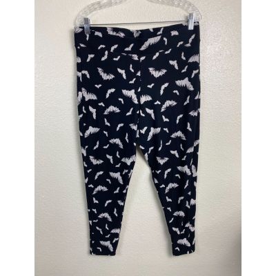 Torrid Black Bat Fleece Lined Halloween Leggings Womens Plus size 2X Punk Goth