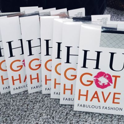 HUE Gotta Have It! Control Top Pantyhose Lot Of 9 Size 1 New Different Styles