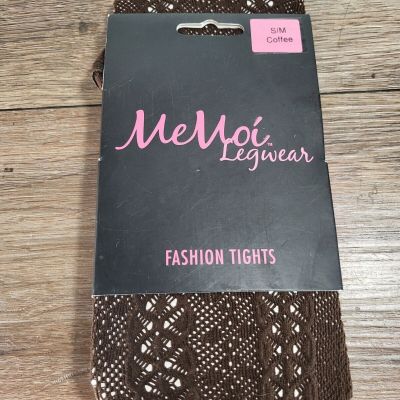 Memoi Legwear S/M Coffee Fashion Tights