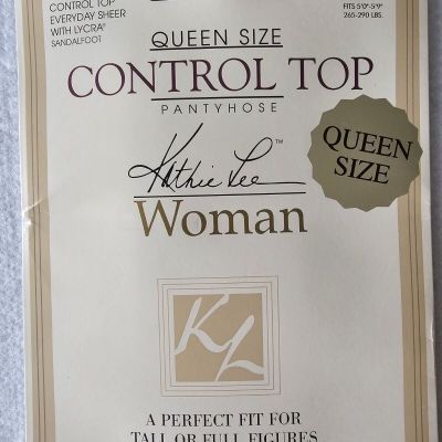 Kathie Lee Pantyhose Womens Suntan Control Top Queen Size Size 4X