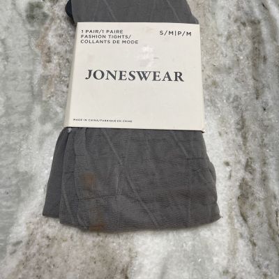 Jones wear size small medium one pair fashion tights gray