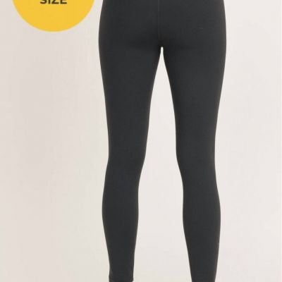 Mono B Thermal Essential Brushed High Waist Legging for Women - Size 3X