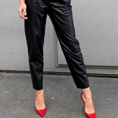 Fashion casual leather pants
