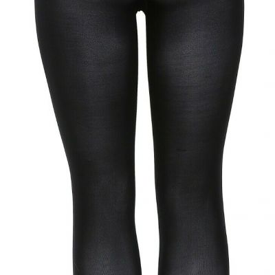 Wolford L53905 Black Velvet 66 Leggings Women's Size Medium
