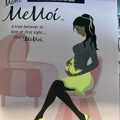 MOM MEMOI  Maternity  Tights OPAQUE L/XL BLACK UnderBelly Support Band