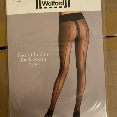 Wolford Individual 10 Back Seam Tights (Brand New)