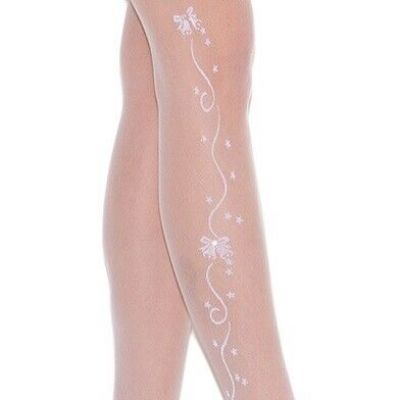 sexy ELEGANT MOMENTS wedding BELLS sheer BRIDE bridal THIGH highs STOCKINGS lace