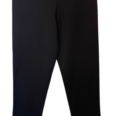 Lulu B. Black Classic Full Length Ponte Legging Pants w/ Back Seam Size S