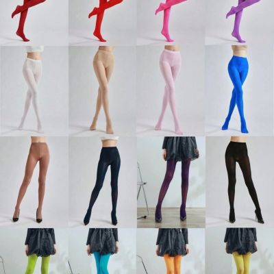 WOMEN'S CANDY COLOR OPAQUE PANTYHOSE STOCKINGS TIGHTS SEXY VELVET SLIMMING