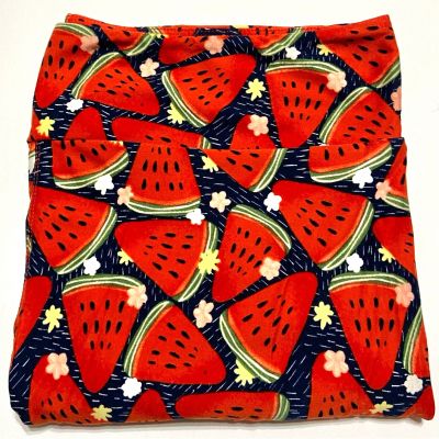 New LuLaRoe Women's TC2 Tall & Curvy Leggings PLUS Size (20-26) WATERMELON Ankle