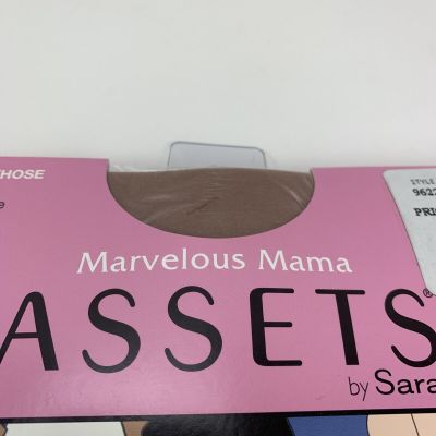 Marvelous Mama Assets Maternity Pantyhose - Tan (Size 1) SARA BLAKELY