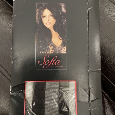 Sofia Classic Stripe Tights Pantyhose Black Size S/M