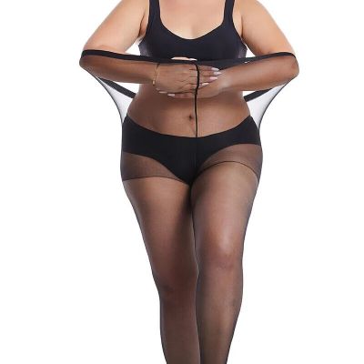 Super Maxi Plus Size Pantyhose Pack of 3 Coffee
