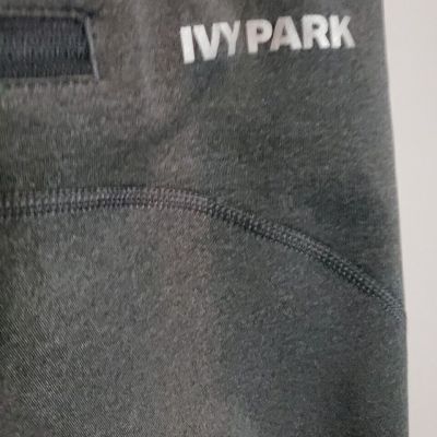 Adidas Ivy Park Leggings Womens XS Gray Athletic Active Yoga Zip Pocket Workout