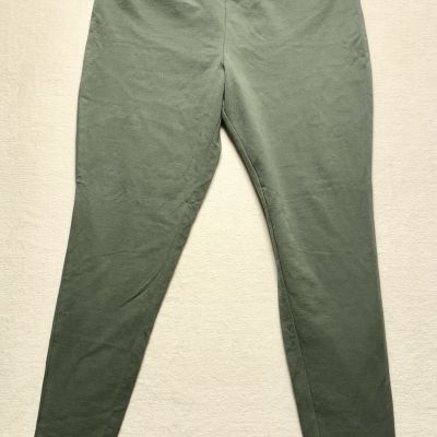 NWT TERRA & SKY Women’s Olive Green High Rise Leggings Sz 3X(24W-26W)