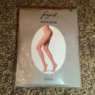 Fogal semi opaque pantyhose, 30 denier, style 138N, color tan, size: S