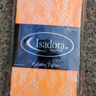 Isadora Paccini NY Fashion Tights • Orange • BRAND NEW