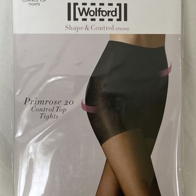 Wolford PRIMROSE 20 SHAPE & CONTROL TOP TIGHTS Strong Size XS COSMETIC NEW