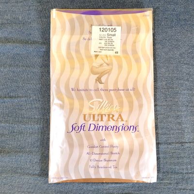 Silkies-41 Ultra Soft Dimensions SMALL Taupe Pantyhose NEW in package 120105