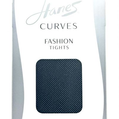 Hanes Curves Fishnet Womens Fashion Tights, Size 3X/4X, BLACK FISHNET - (HSP007)