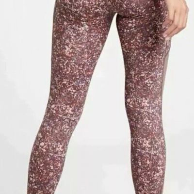 Athleta Rainer High Rise Tight Leggings Sandstone Brown purple 1X XL plus size