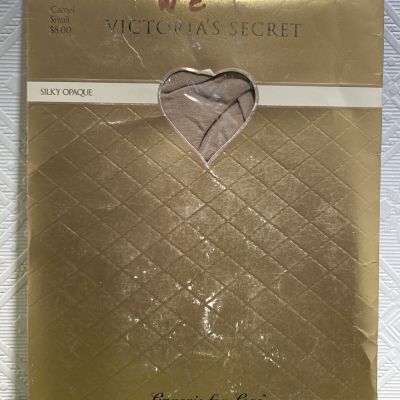 Victoria's Secret Size Small Silky Opaque Pantyhose Camel Lingerie for Legs
