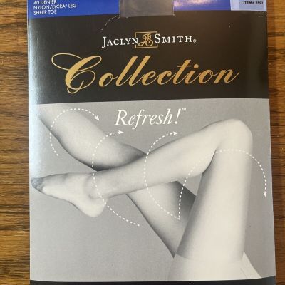 Jaclyn Smith Collection Refresh pantyhose Size B Navy Blue Vintage stockings