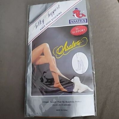 Silky Support  Knee High Stockings - Asatex- Style No S163 - Color: Honey - NIB