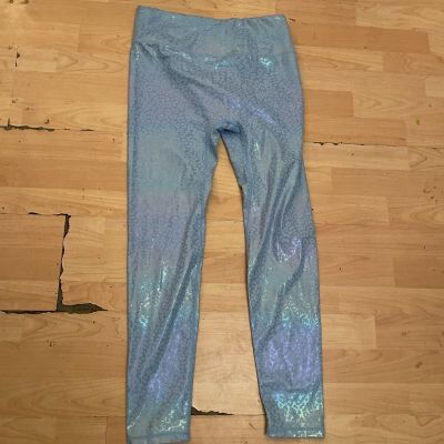 ASHLEY SNELL Dolce High Waist Leggings Size XXL WOMEN blue Leopard AH6