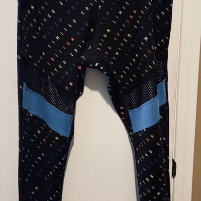 Flirtitude Leggings Active Sport Size XXL 2X Limited Edition High Waist Mesh