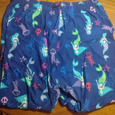 ARMY Leggings Plus Size Blue Mermaid Jellyfish Starfish Anchor