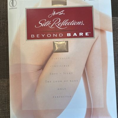 Sandalfoot Hanes Silk Reflections Beyond Buff Size CD Control Top