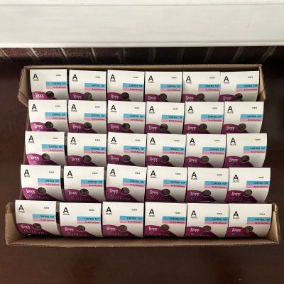 Leggs Silken Mist No-Roll Waistband Control Top Hose Size A Nude 30 Pairs