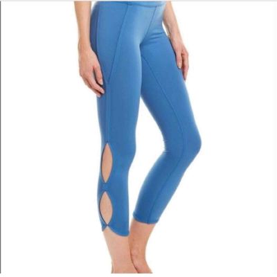 FREE PEOPLE Movement Blue Infinity Cut Out High Waisted Leggings XS