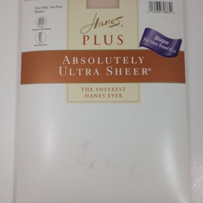 Hanes Plus Absolutely Ultra Sheer Pantyhose 00P29 Bisque 2X