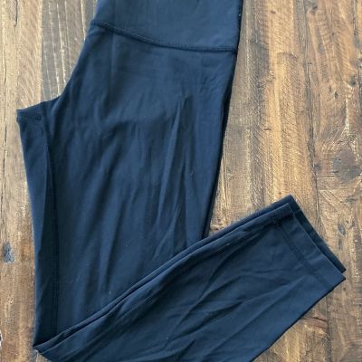 Lululemon Leggings Women Size 6 Black Mid Rise 25” Length Yoga Workout